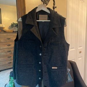 Pendleton Dark Gray Wool Vest